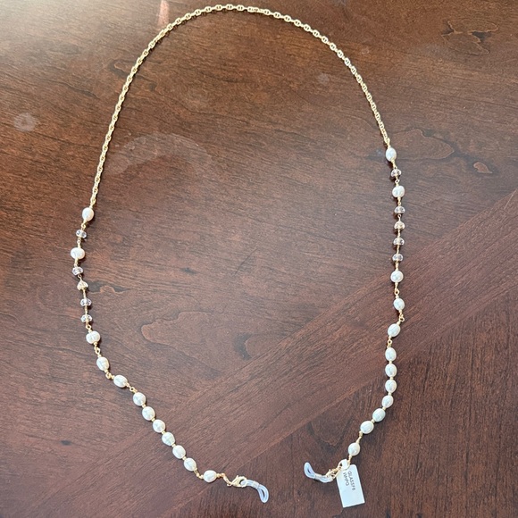 Anthropologie Jewelry - Anthropologie Ocean Drive Freshwater Pearl and Gold Plated Chain Eyewear!!🔥🔥🔥